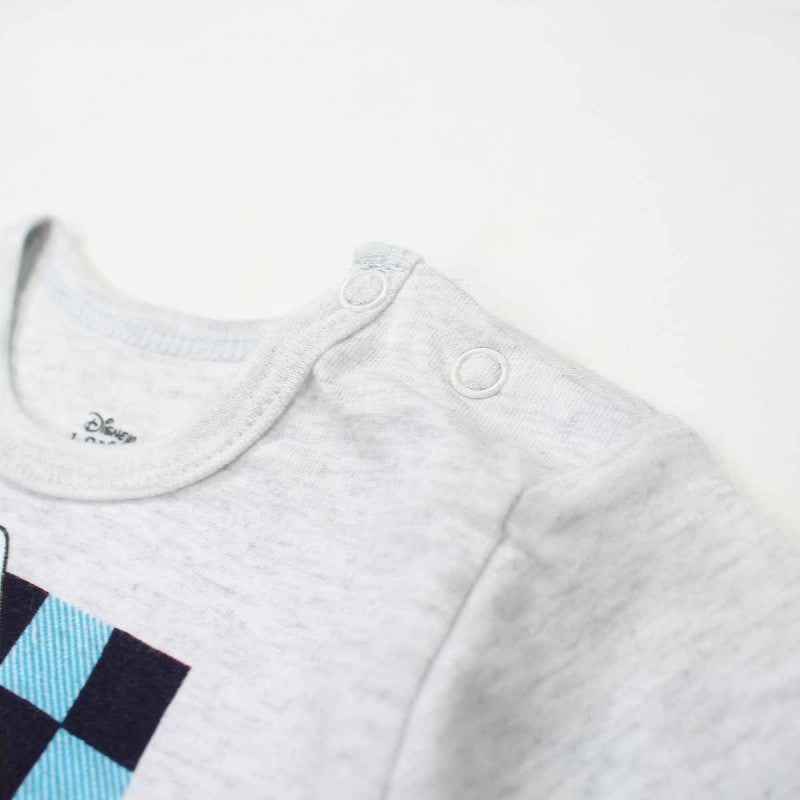 Ensemble Mickey Tee-shirt & short - bleu marine et gris