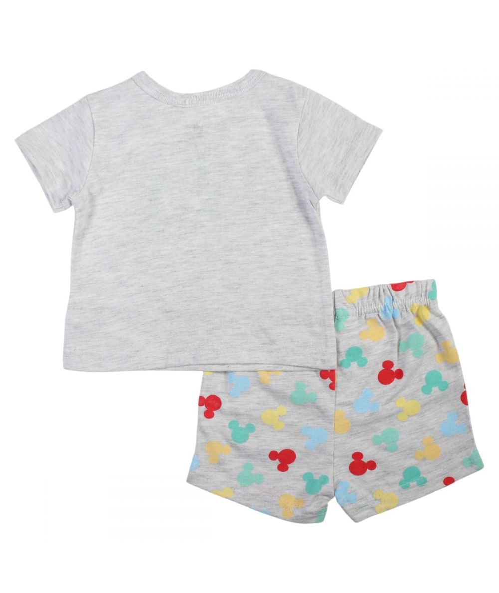 Ensemble Mickey Tee-shirt & short - gris
