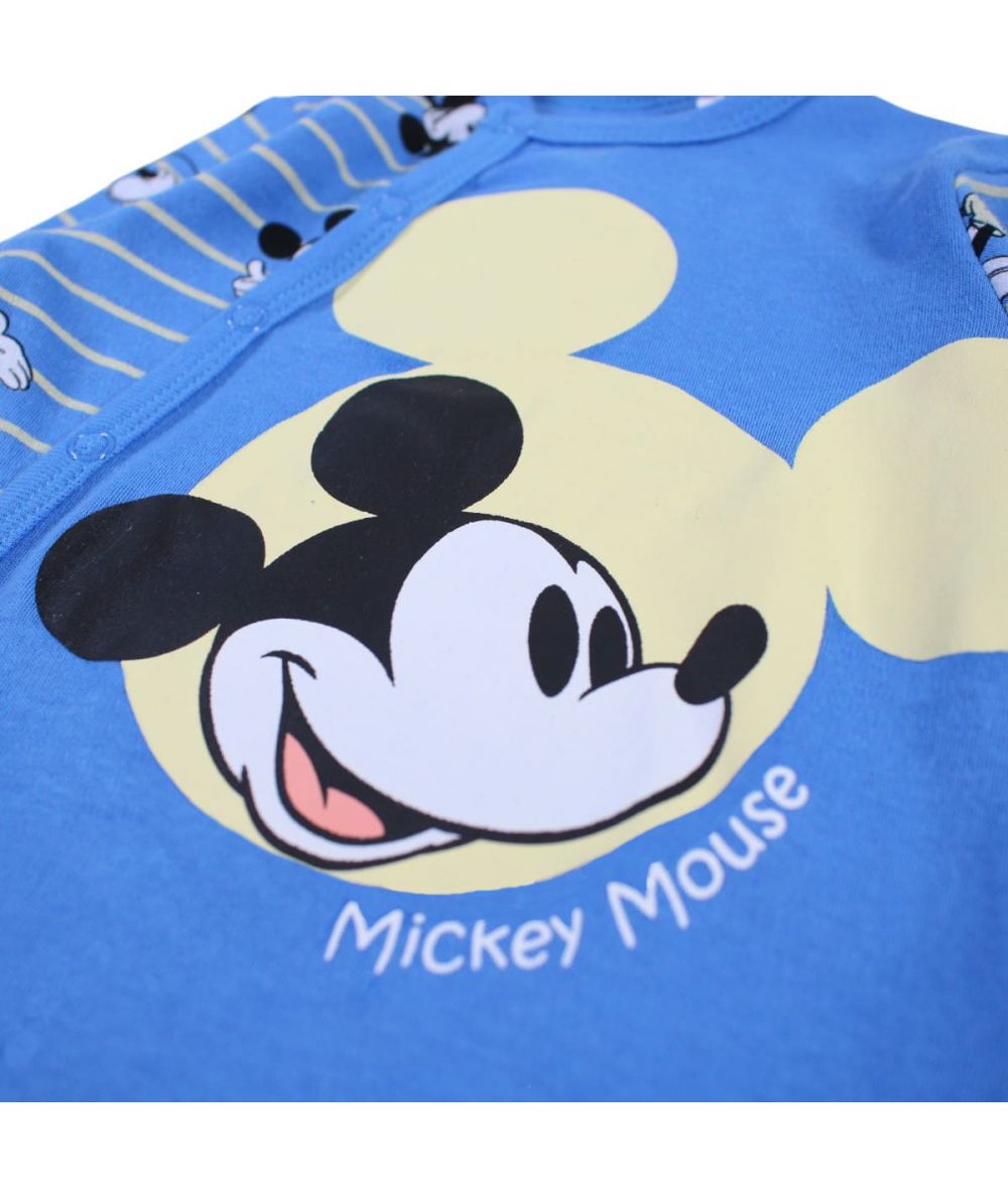 Grenouillère Mickey - bleu et jaune
