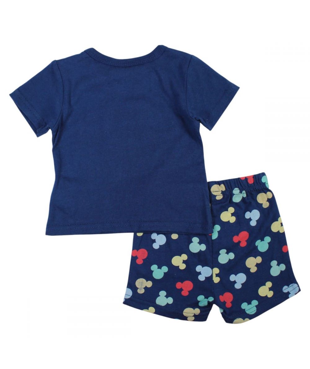 Ensemble Mickey Tee-shirt & short - bleu