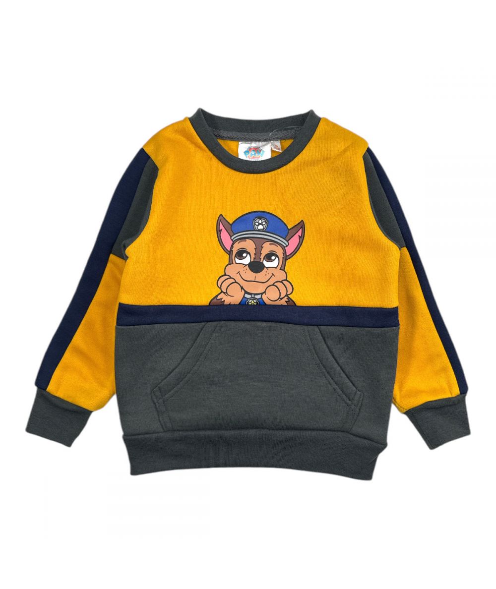 Ensemble Pat'Patrouille sweat et jogging - gris et orange