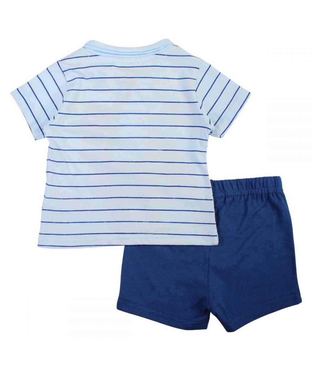 Ensemble Mickey Polo & short - bleu
