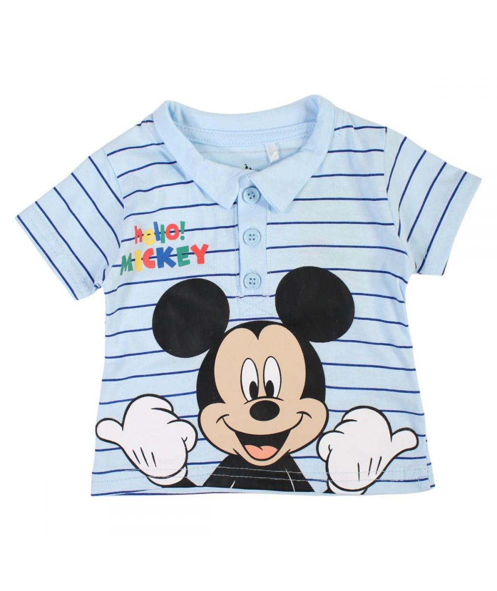 Ensemble Mickey Polo & short - bleu