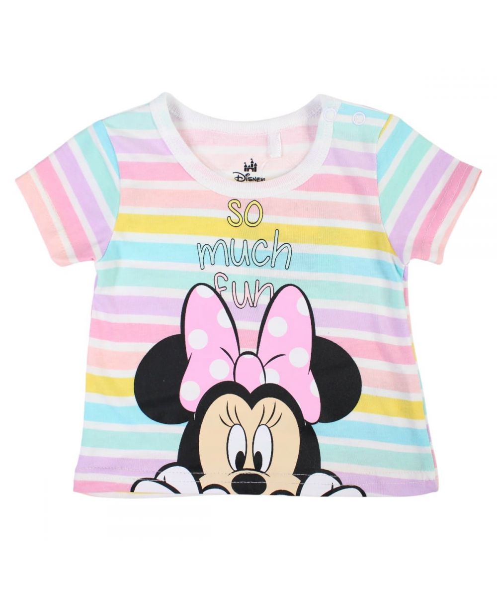 Ensemble Minnie tee-shirt et short - bleu et multicolore