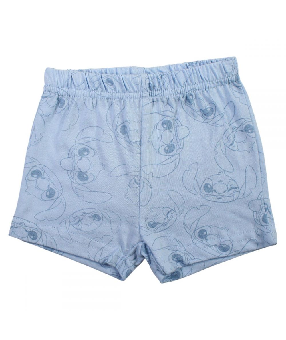 Ensemble Stitch tee-shirt et short - bleu et blanc