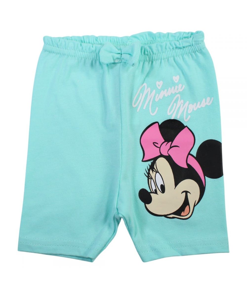 Ensemble Minnie robe tee-shirt et short/pantacourt - turquoise