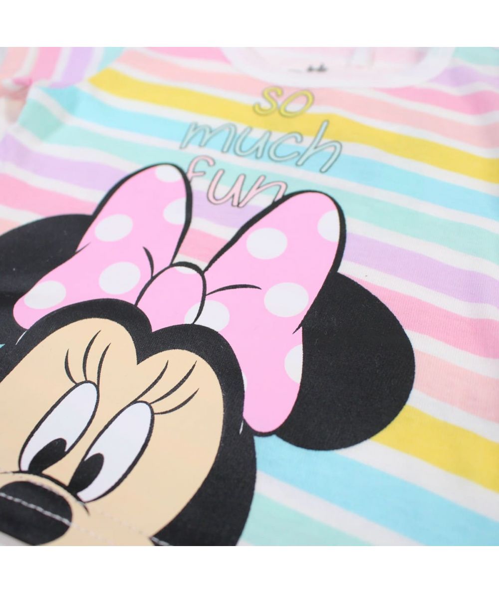 Ensemble Minnie tee-shirt et short - bleu et multicolore