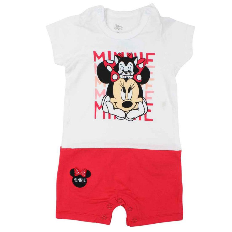 Combishort Minnie - rouge et blanc