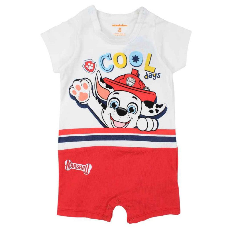 Combishort Pat'Patrouille - blanc et rouge