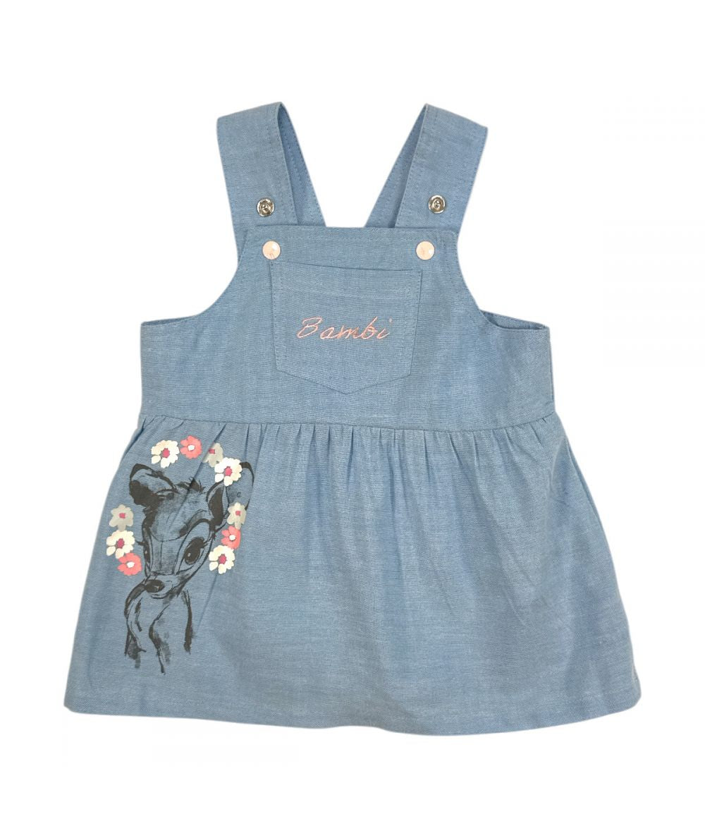 Ensemble Bambi robe et tee-shirt - bleu et rose
