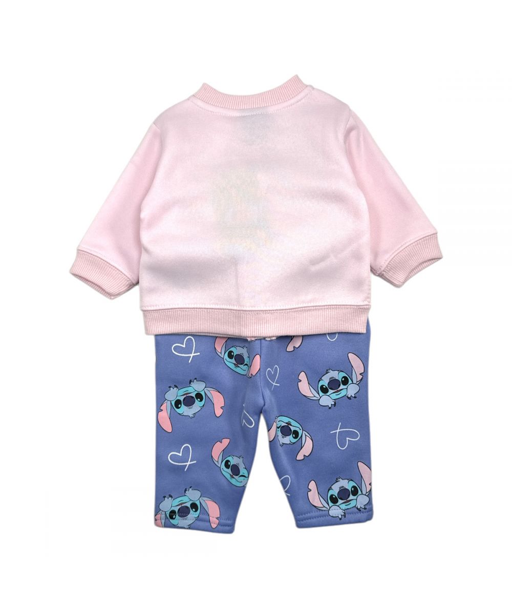 Ensemble Stitch veste et jogging - rose et bleu