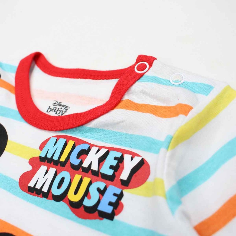 Ensemble Mickey Tee-shirt & short - rouge et blanc