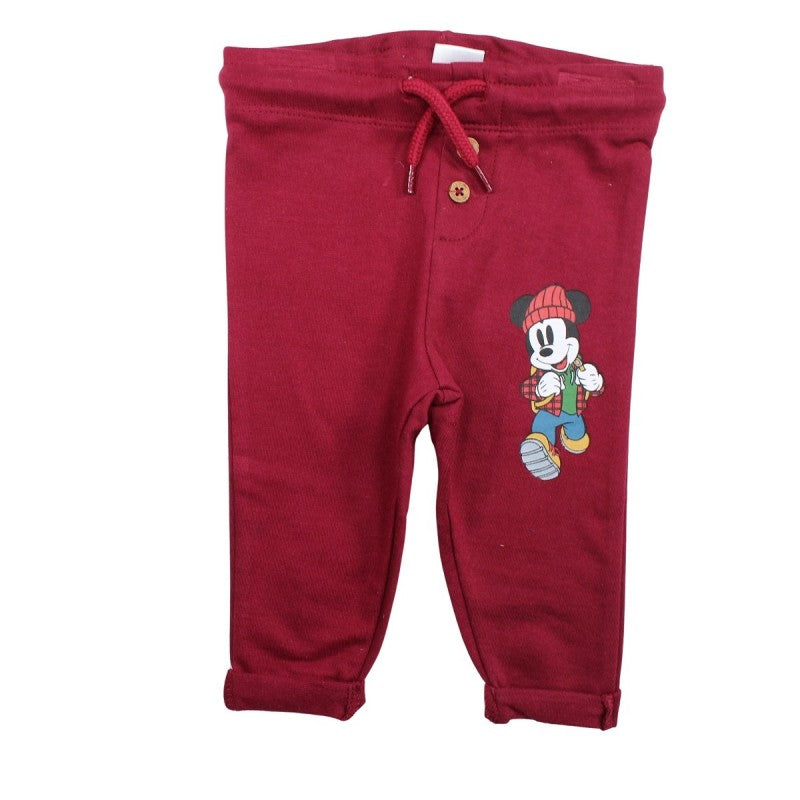 Ensemble Mickey chemise et jogging - rouge et blanc