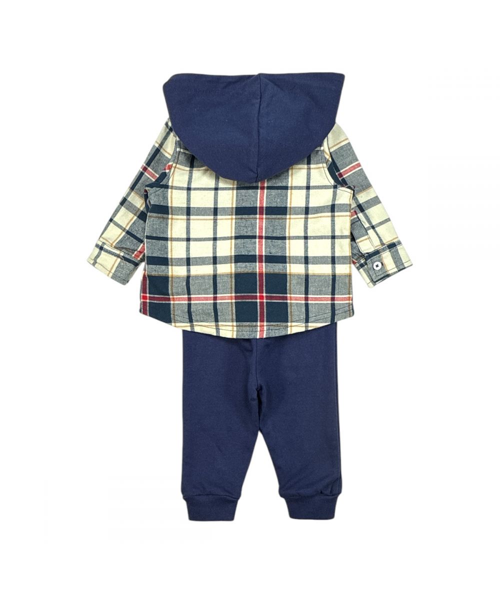 Ensemble Mickey chemise à capuche et jogging - bleu foncé