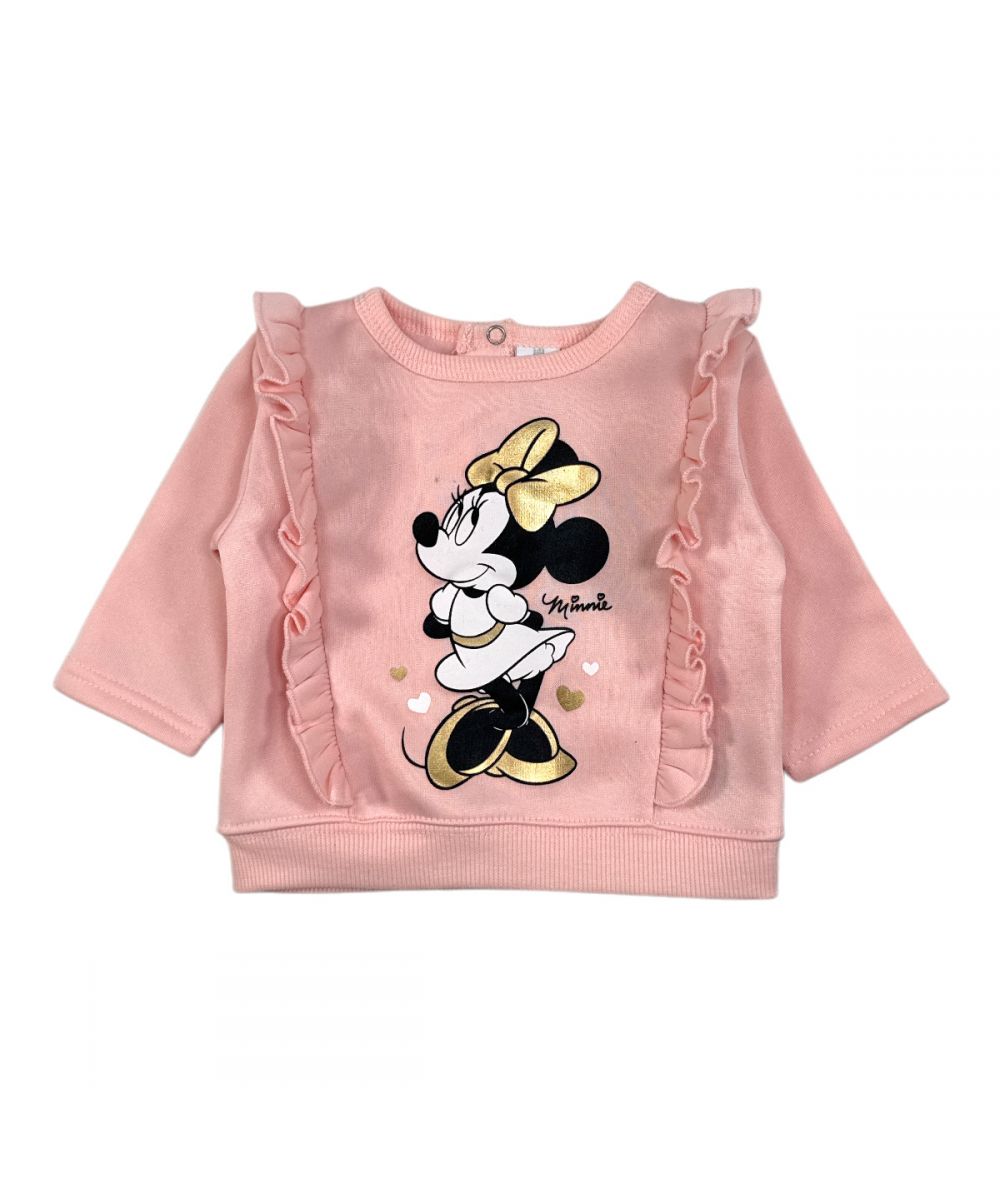 Ensemble Minnie sweat et jogging - rose et noir