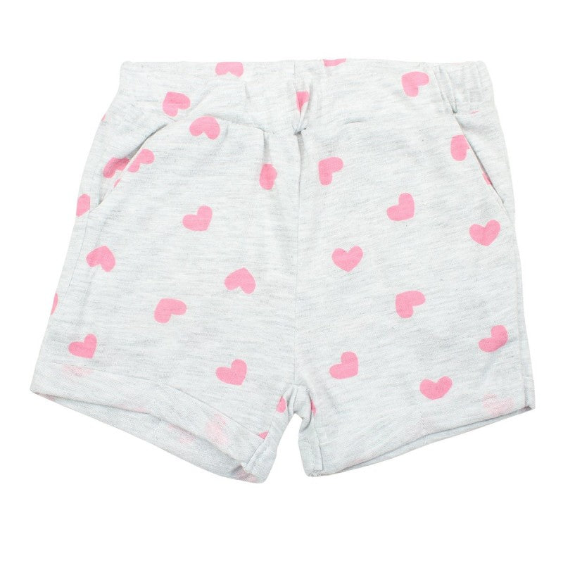 Ensemble Minnie tee-shirt et short - rose et gris