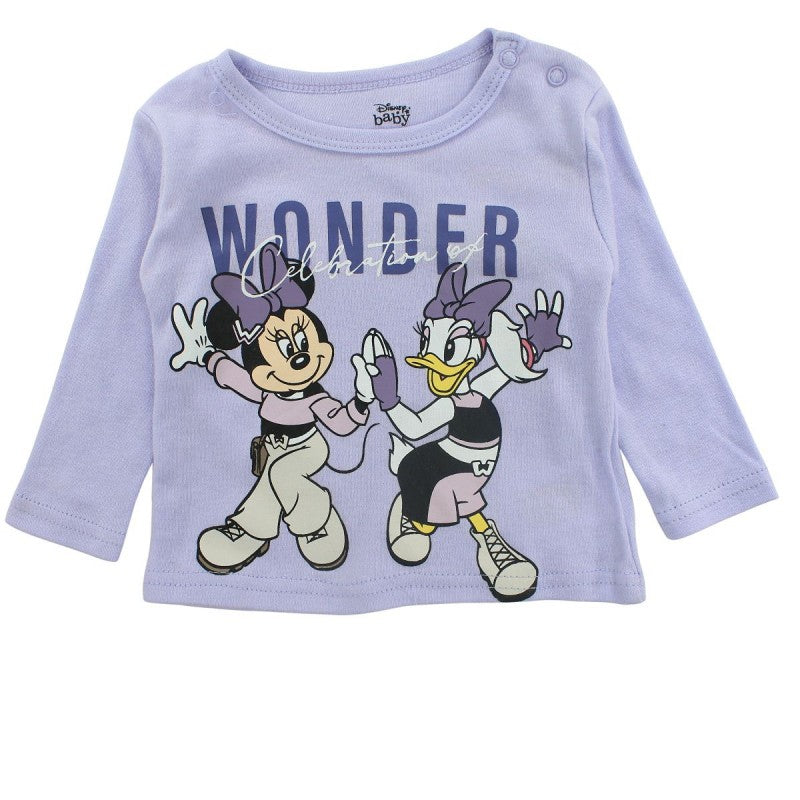 Ensemble Minnie tee-shirt et jogging - bleu clair