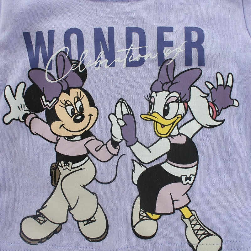 Ensemble Minnie tee-shirt et jogging - bleu clair