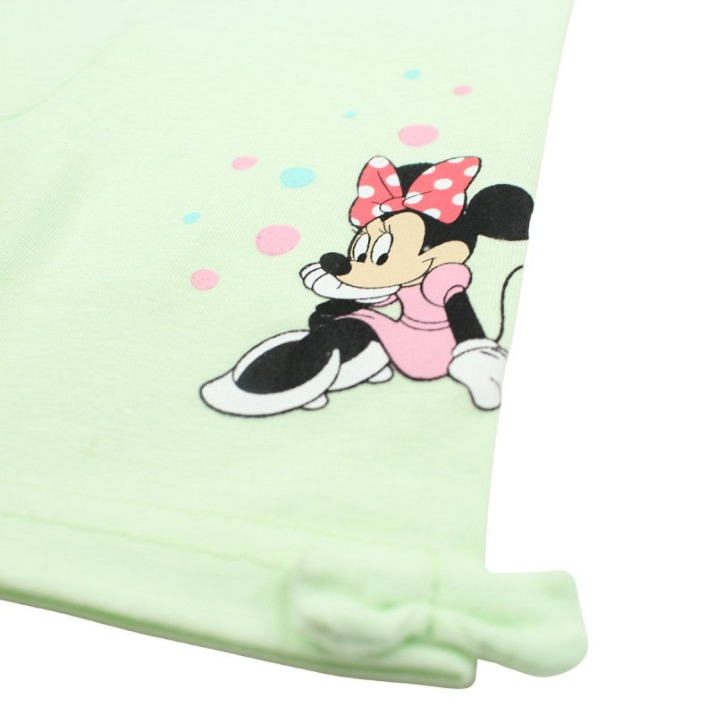 Ensemble Minnie tee-shirt et pantacourt - vert