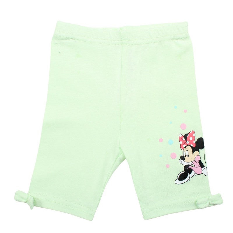 Ensemble Minnie tee-shirt et pantacourt - vert