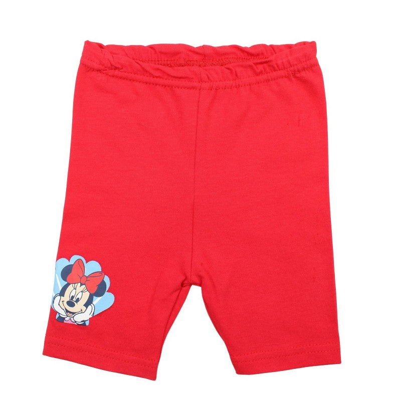 Ensemble Minnie tee-shirt et pantacourt - gris et rouge