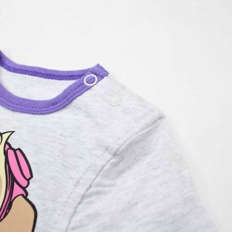 Ensemble Pat'Patrouille - shirt et short - violet et gris