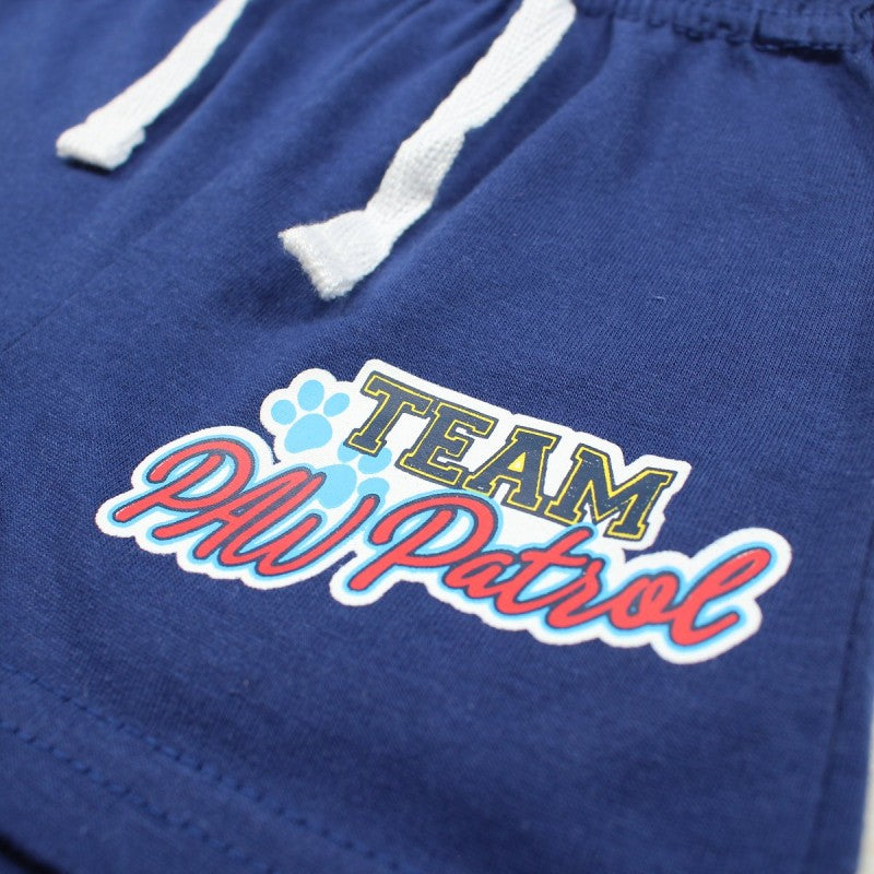 Ensemble Pat'Patrouille Tee-shirt & short - bleu marine et blanc