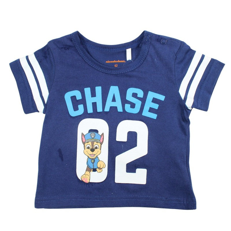 Ensemble Pat'Patrouille tee-shirt & short - blanc et bleu