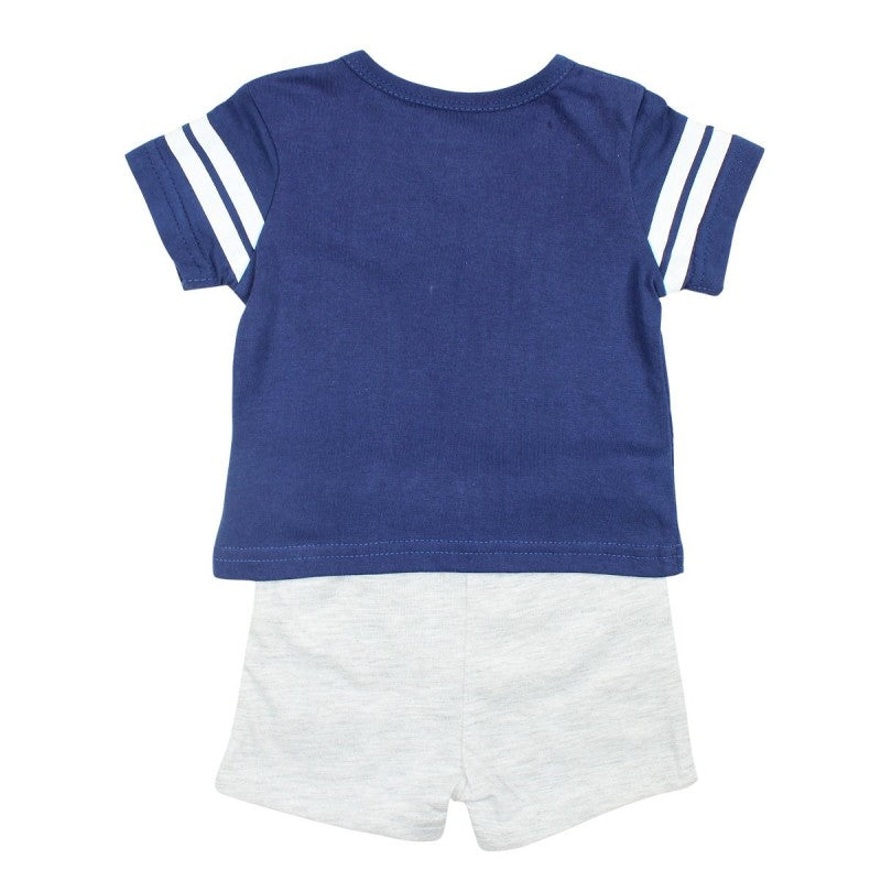 Ensemble Pat'Patrouille tee-shirt & short - blanc et bleu