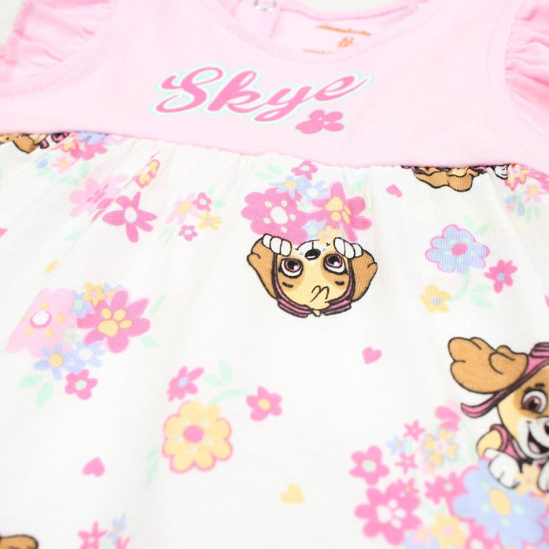 Ensemble Pat'Patrouille robe et short - rose