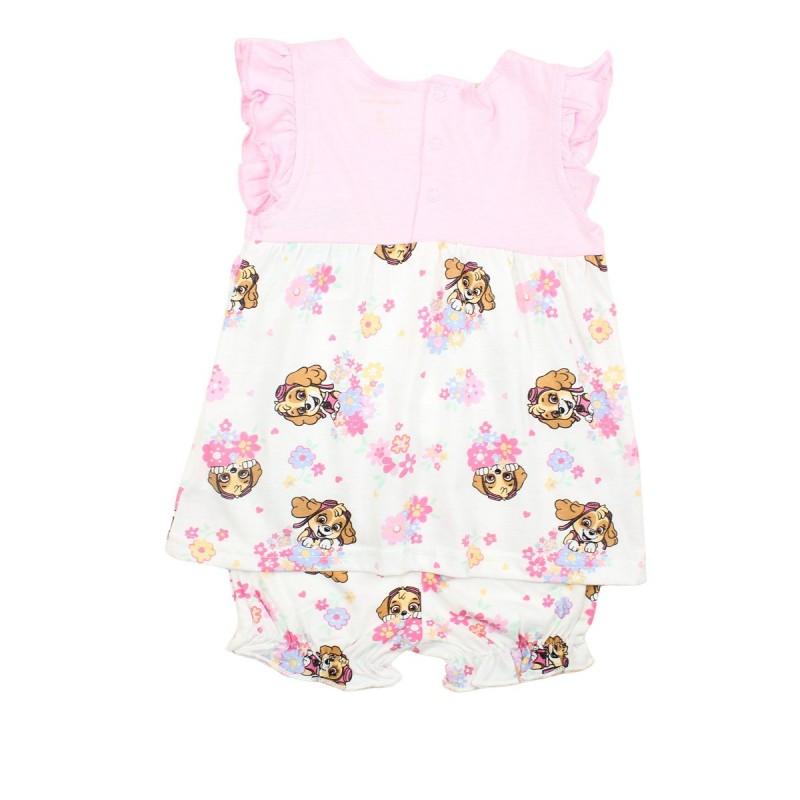 Ensemble Pat'Patrouille robe et short - rose