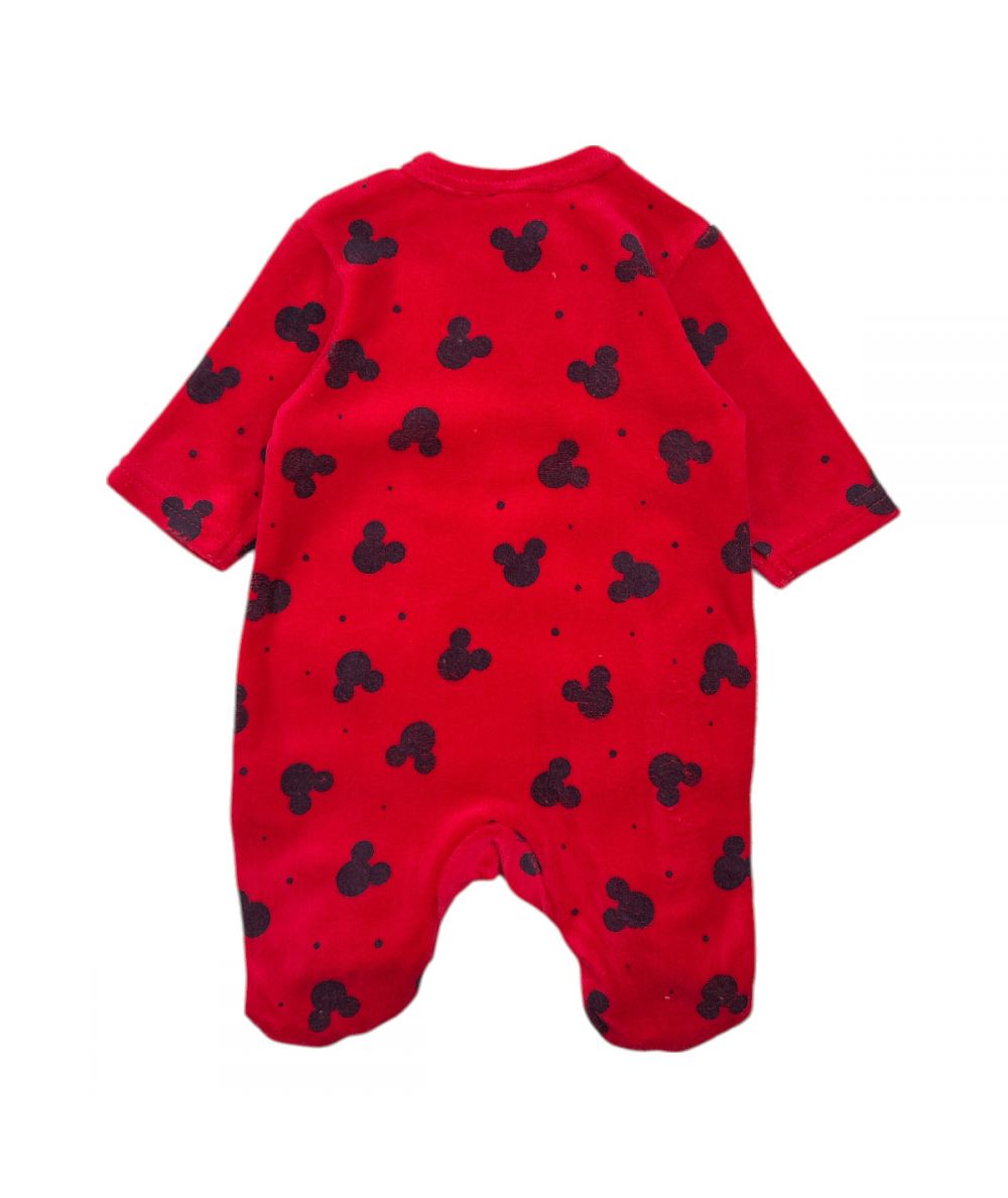 Grenouillère Mickey - noir et rouge