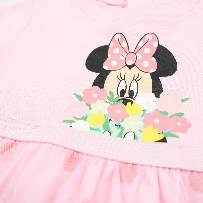 Robe tulle Minnie et bandeau - rose