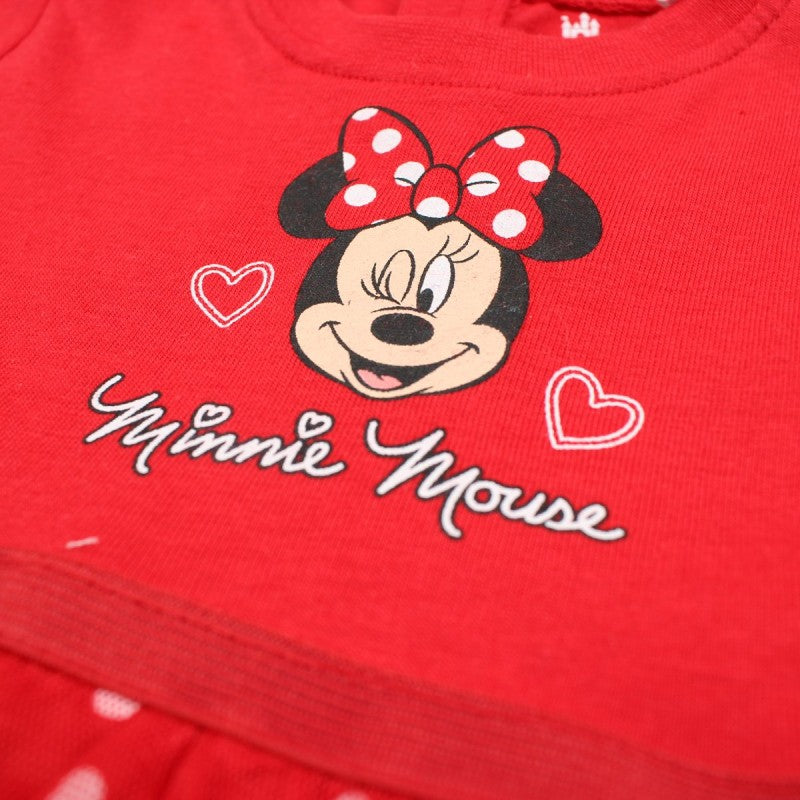 Robe tulle Minnie et bandeau - rouge