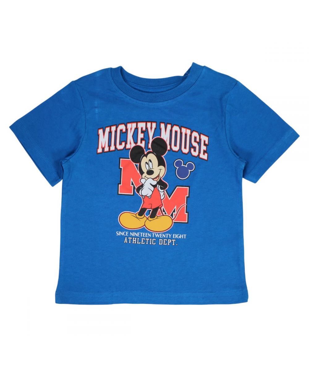 Ensemble Mickey tee-shirt et short - bleu et rouge