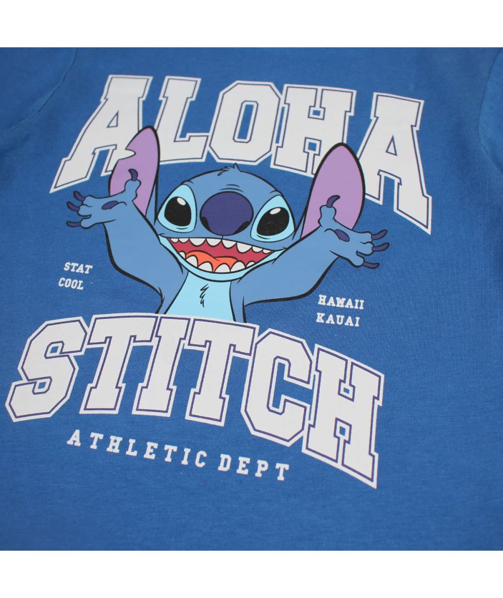 Ensemble Stitch tee-shirt et short - bleu roi