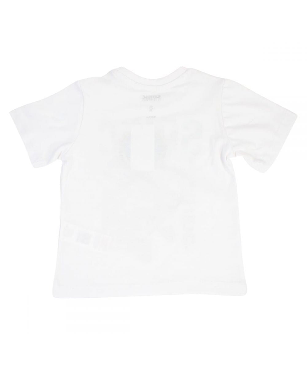 Ensemble Sonic tee-shirt et short - blanc et bleu