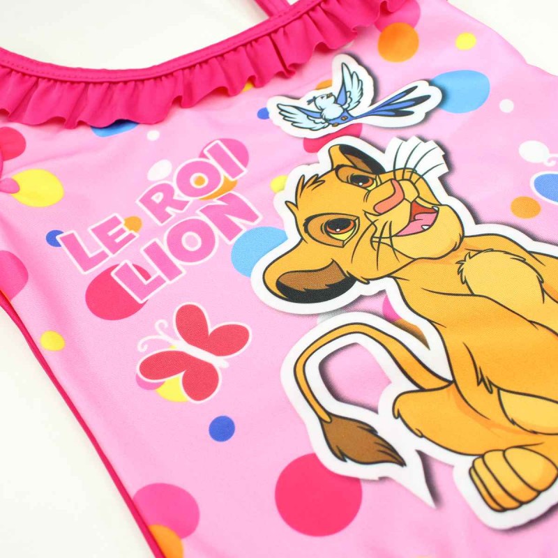 Maillot de bain Le Roi Lion 1 pièce - rose