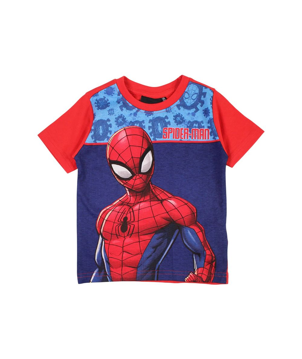 Ensemble Spiderman tee-shirt et short - rouge