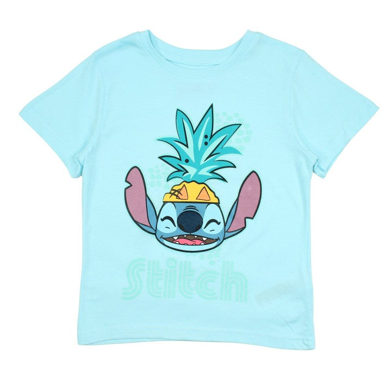 Ensemble Stitch tee-shirt et short - bleu clair