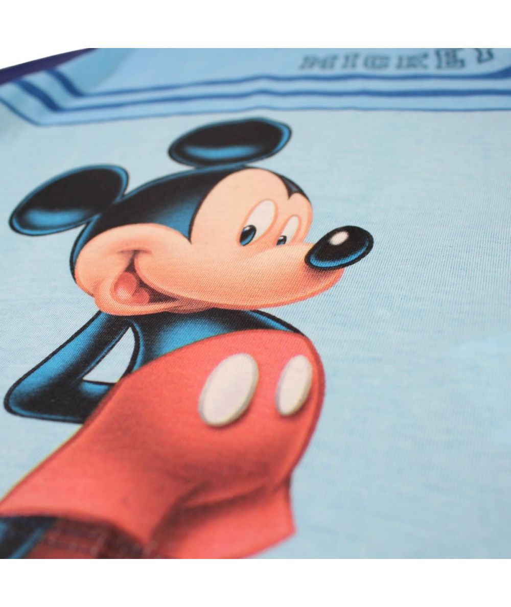 Ensemble Mickey tee-shirt et short - bleu