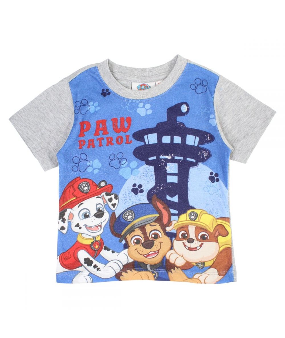 Ensemble Pat'Patrouille tee-shirt et short - gris