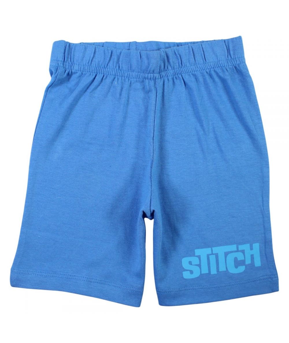 Ensemble Stitch tee-shirt et short - bleu