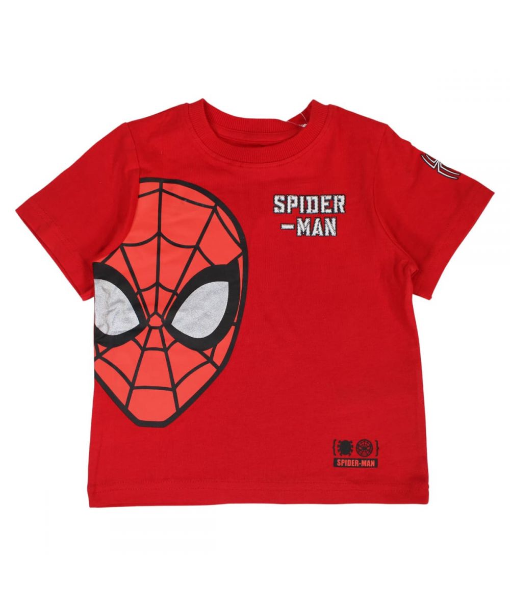 Ensemble Spiderman tee-shirt et short - gris et rouge
