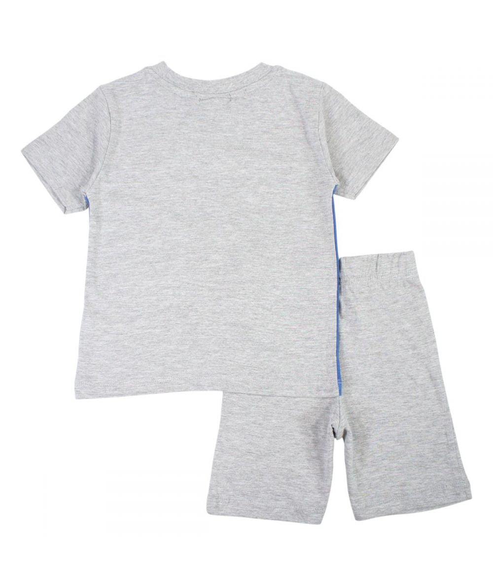 Ensemble Spiderman tee-shirt et short - gris et bleu