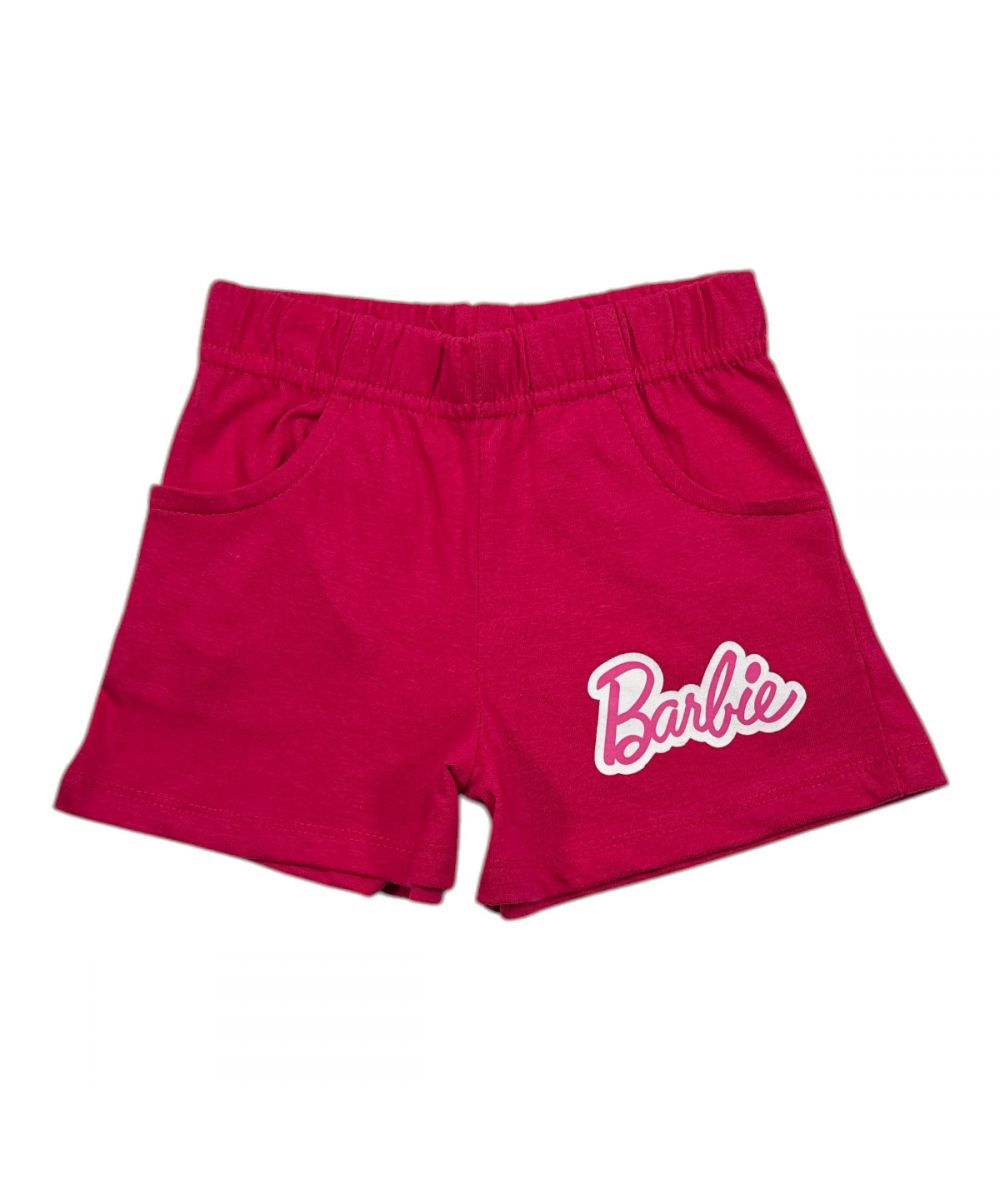 Ensemble Barbie tee-shirt et short - rose et rouge