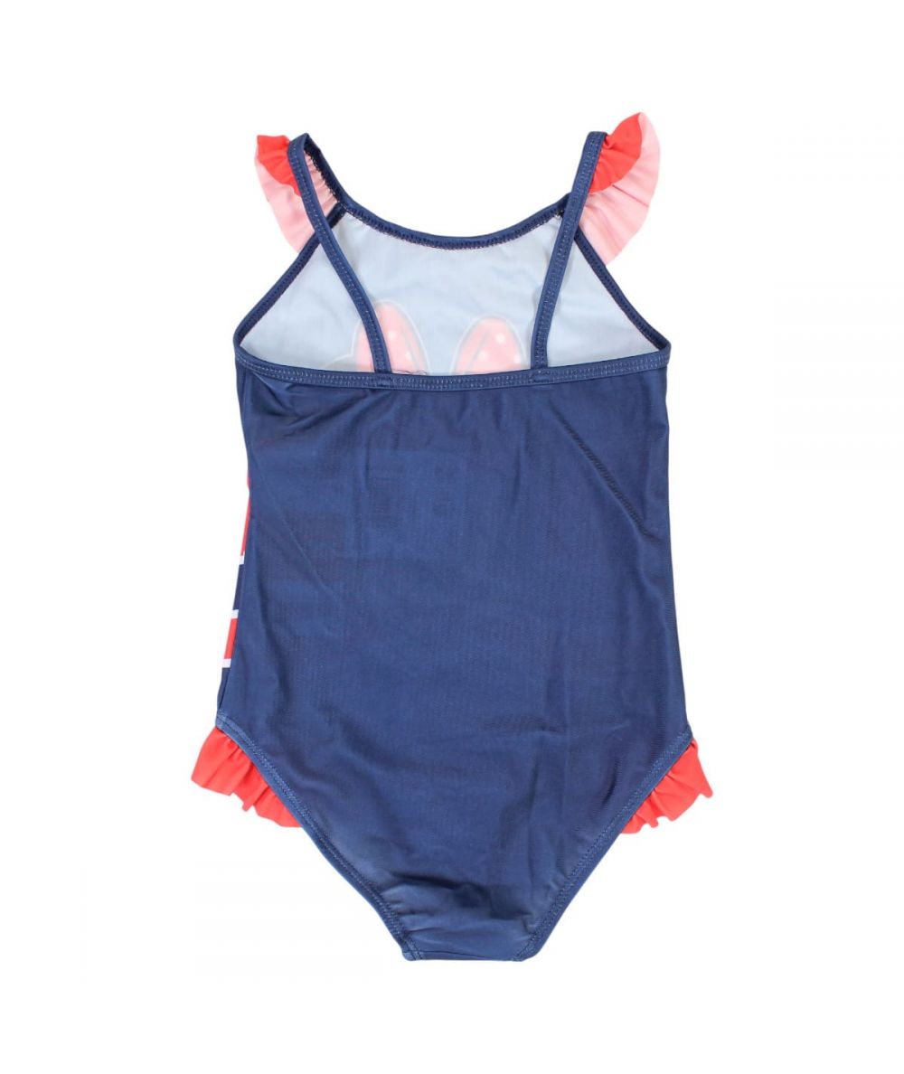 Maillot de bain Minnie 1 pièce - bleu et rouge