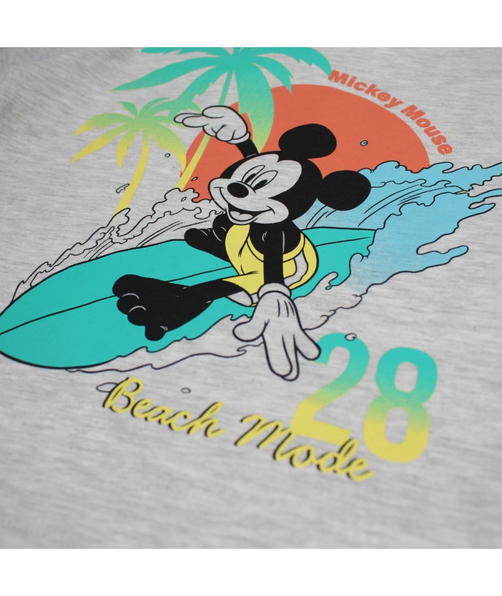 Ensemble Mickey tee-shirt et short - vert-bleu