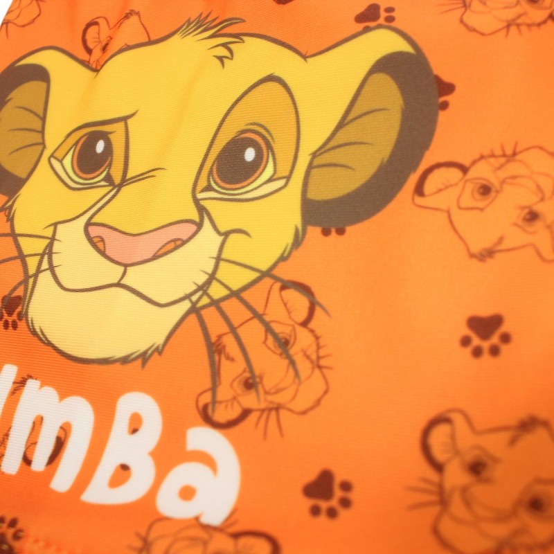 Boxer de bain Le Roi Lion - orange