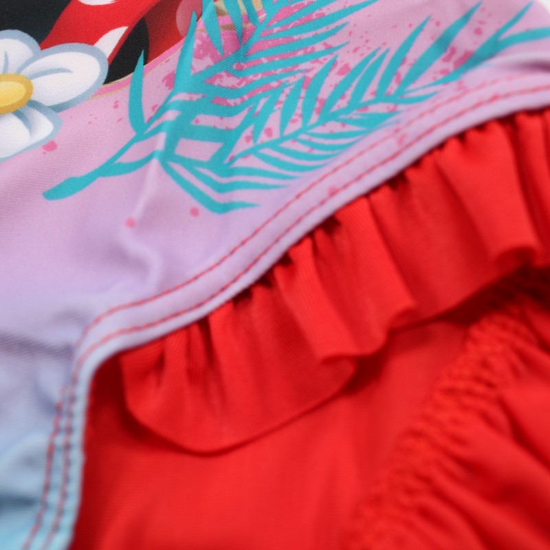 Maillot de bain Minnie 1 pièce - rouge